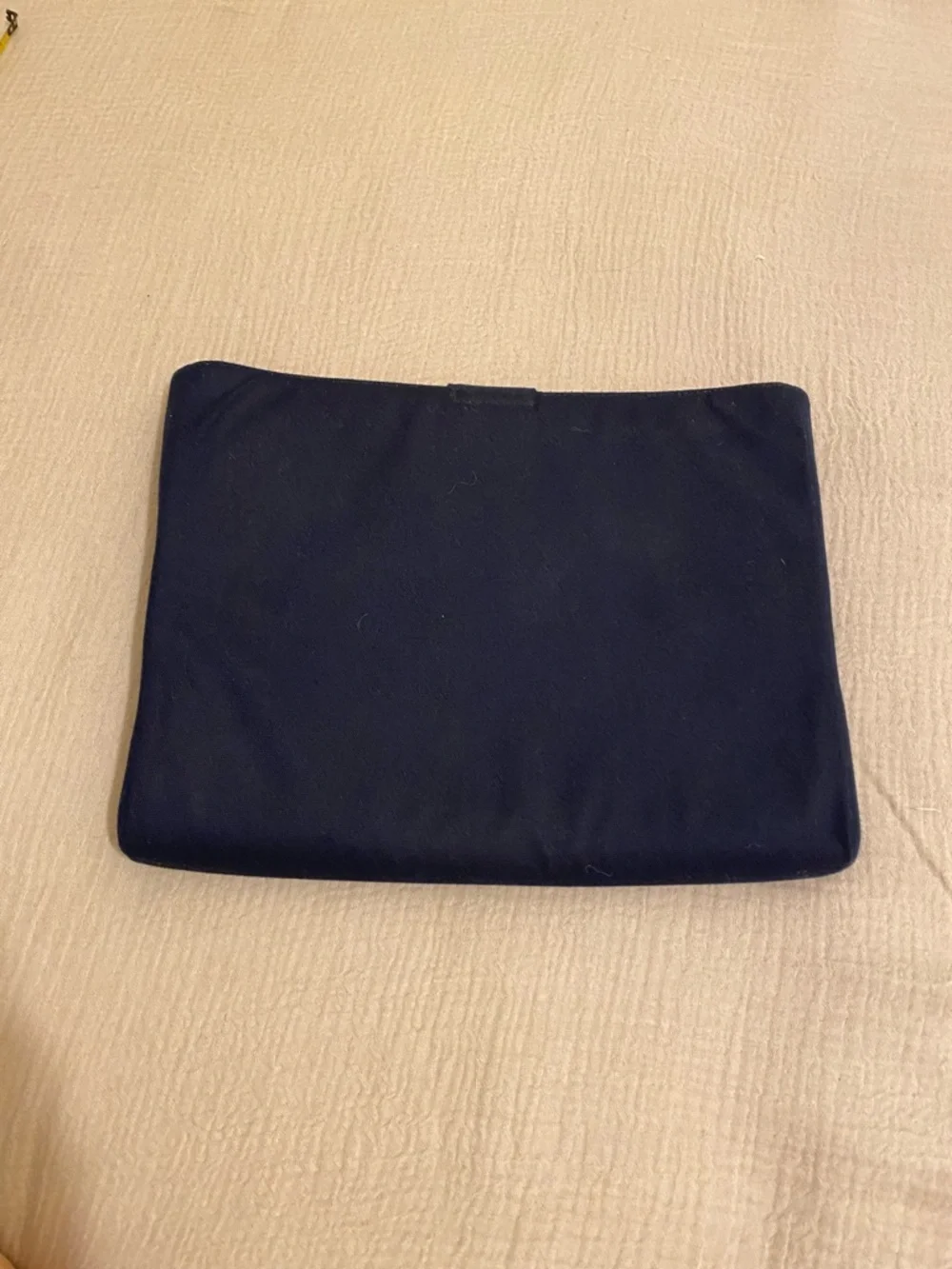 Jack Spade Navy & Bright Orange Laptop pouch / case.